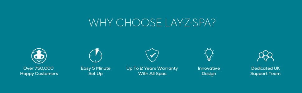 Blue Color SaluSpa Hawaii Air Jet Hot Tub