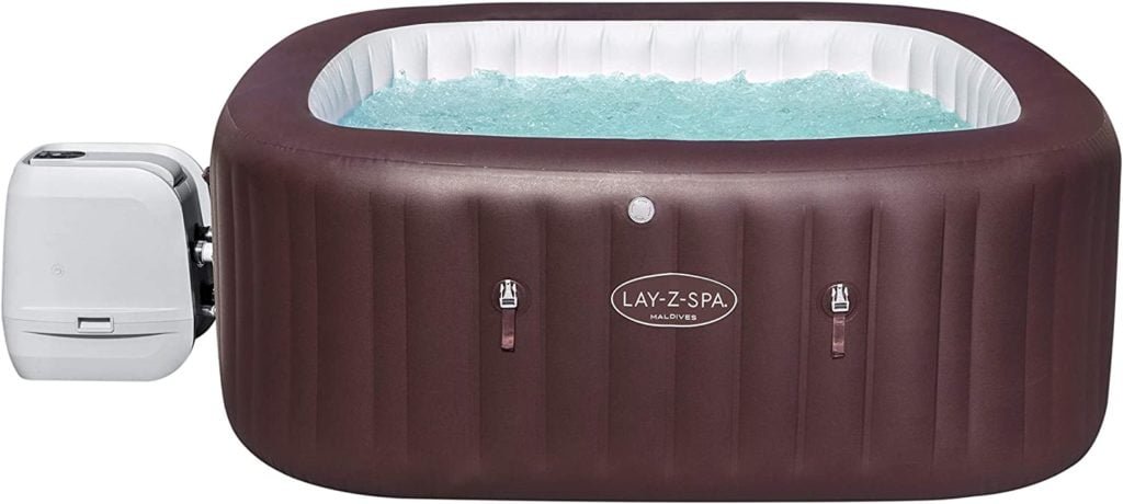 SaluSpa Maldives HydroJet Pro Luxury Inflatable Hot Tub, 5-7 Person