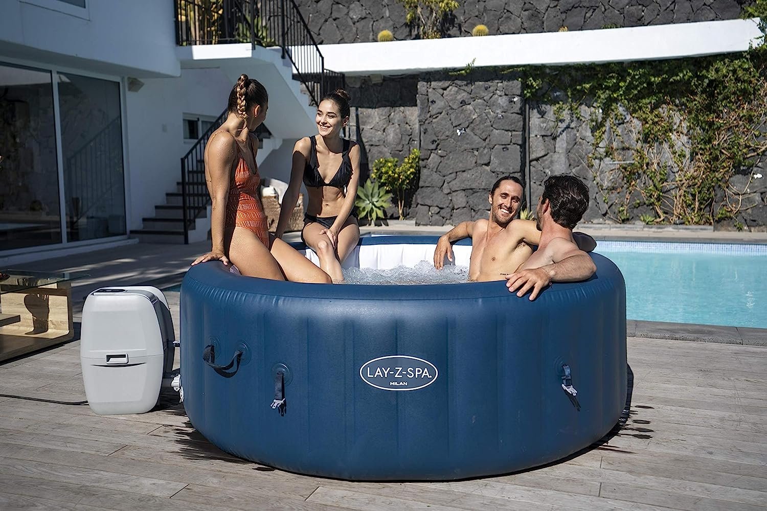 Milan SaluSpa Inflatable Hot Tub