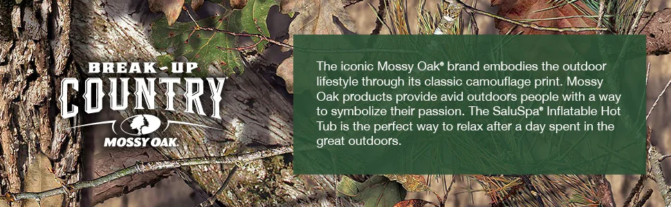 Mossy Oak SaluSpa Inflatable Hot Tub