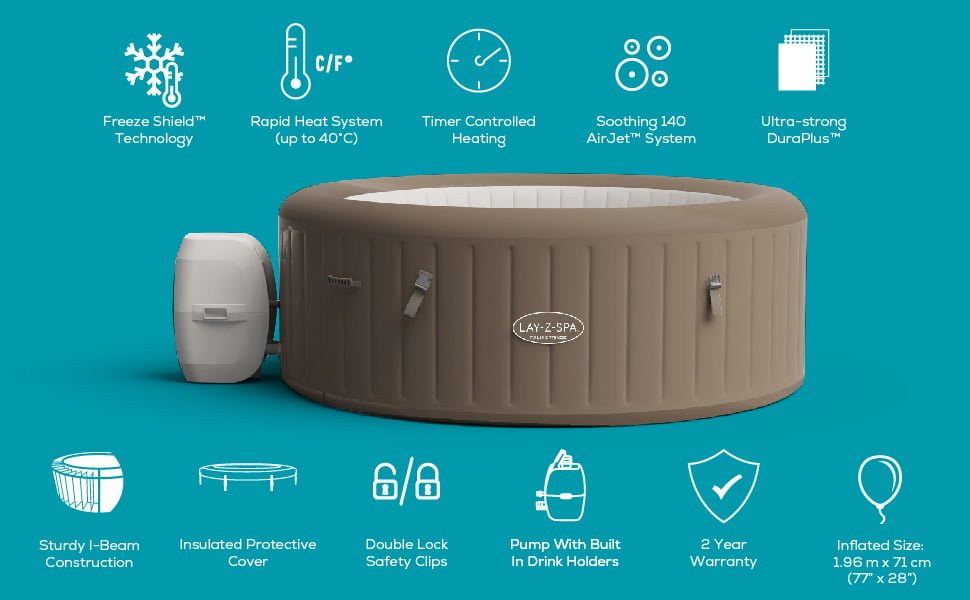 Palm Springs SaluSpa HydroJet Inflatable Hot Tub