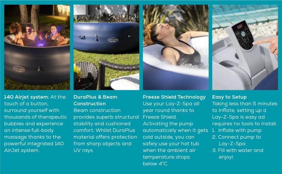 Saint Tropez SaluSpa Inflatable Hot Tub