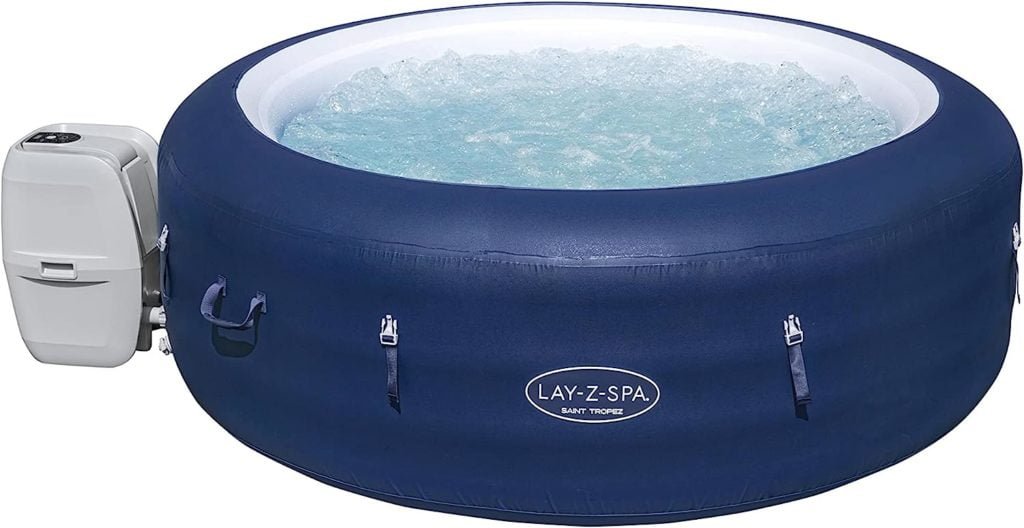SaluSpa Saint Tropez 120 Airjet Inflatable Hot Tub with Floating LED light