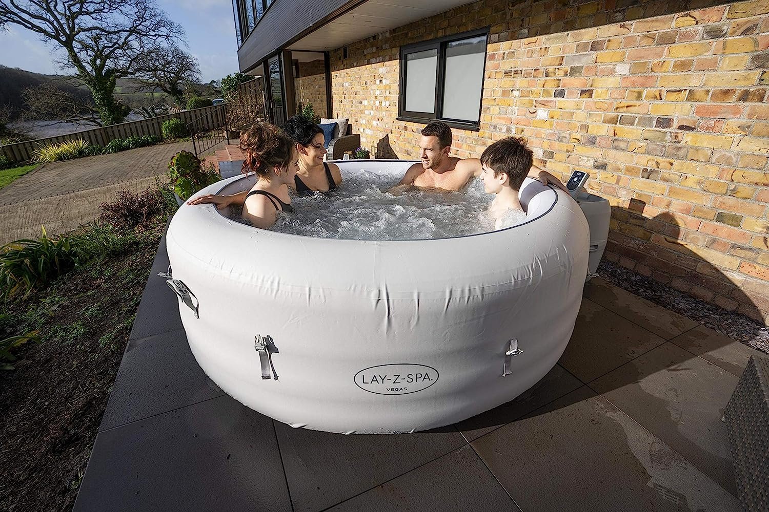 SaluSpa Vegas AirJet Inflatable Hot Tub 4-6 Person