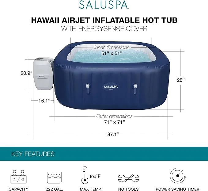 Hawaii AirJet Hot Tub