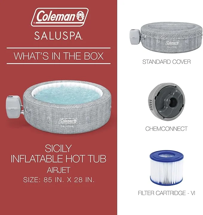 SaluSpa Sicily Airjet Inflatable Hot Tub