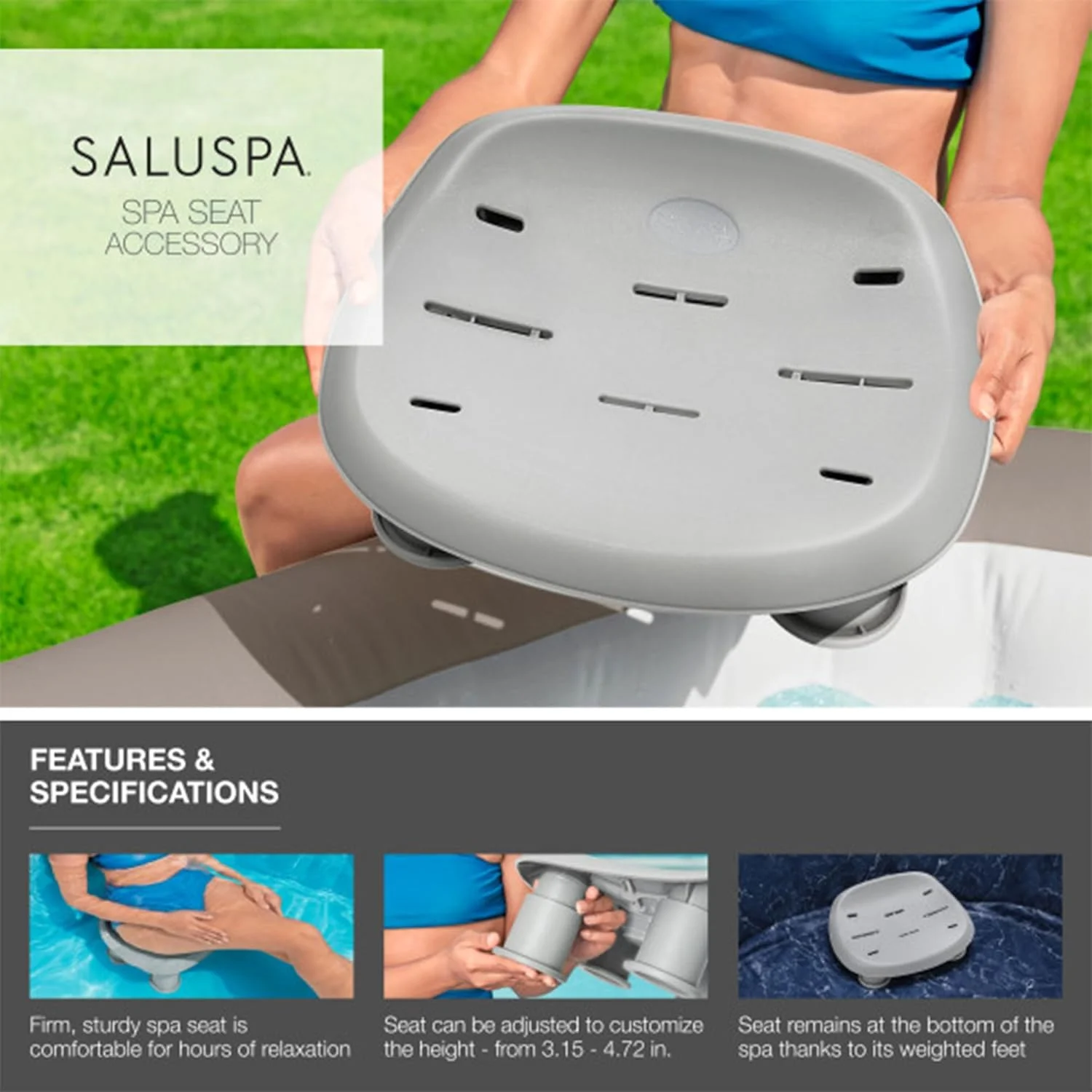 SaluSpa Sicily Airjet Inflatable Hot Tub
