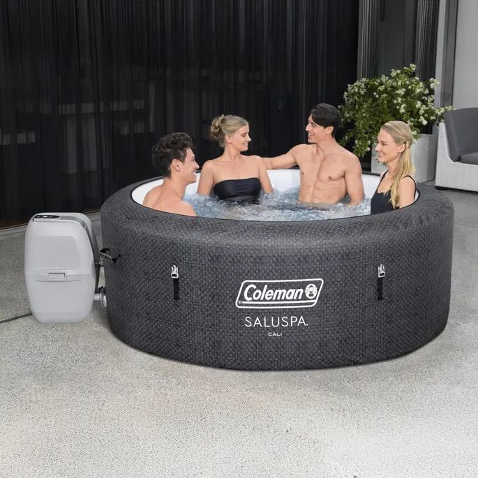 SaluSpa Cali Energy-Efficient AirJet Inflatable Hot Tub Spa 2-4 person