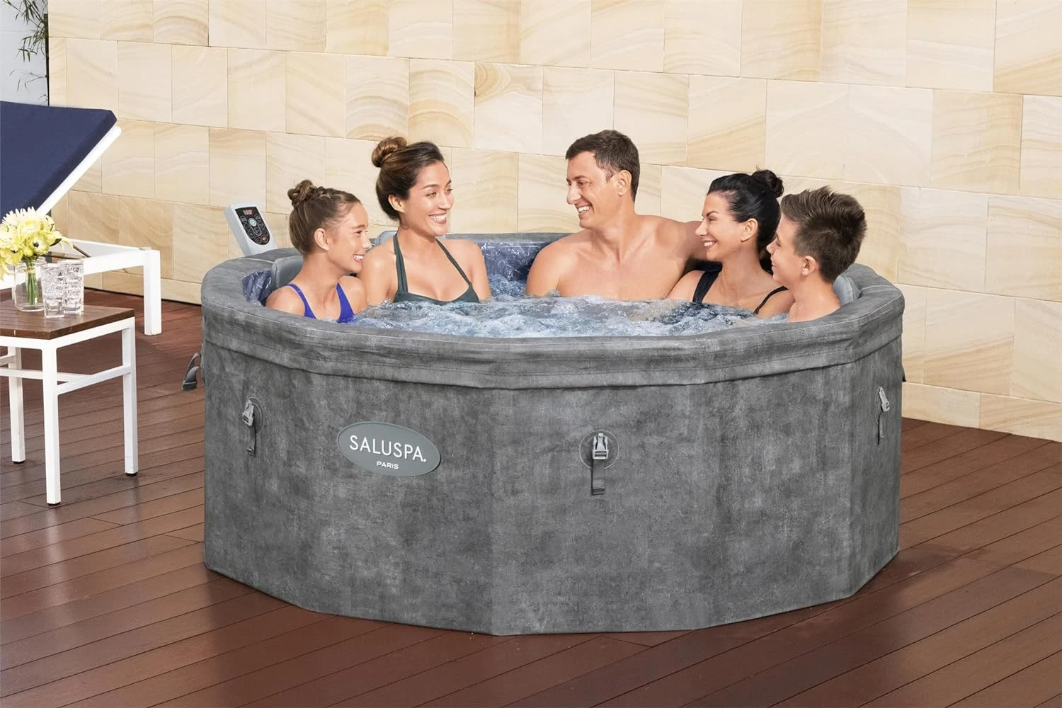 SaluSpa Carrara Energy-Efficient Smart AirJet Hot Tub